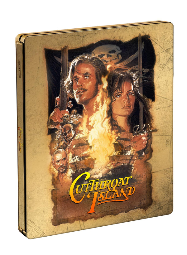 Cutthroat Island Steelbook 4K Ultra HD [Blu-ray] [Region A & B & C]
